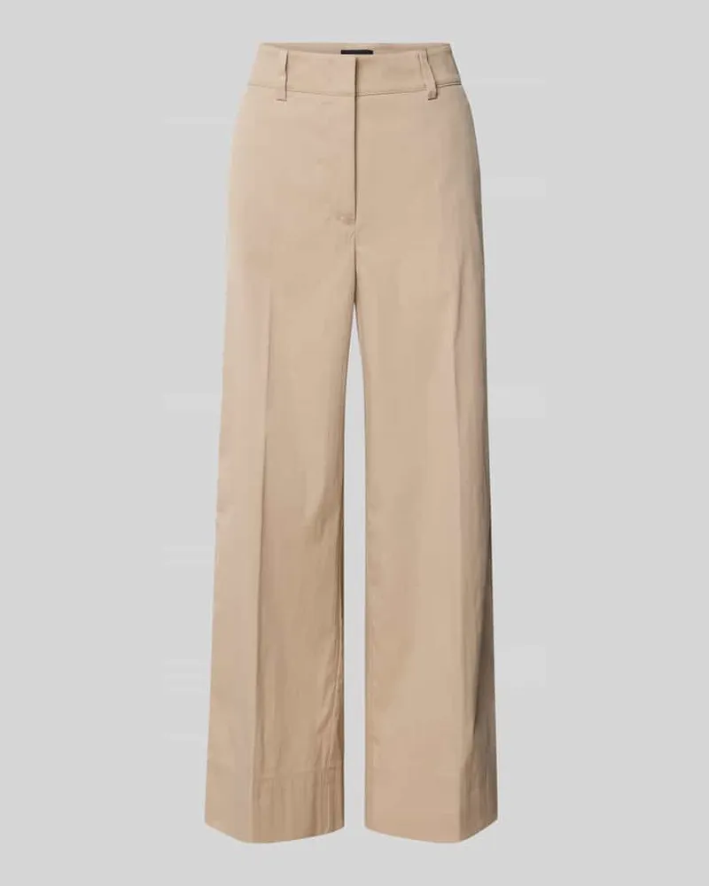 Cambio Wide Leg Stoffhose mit Gürtelschlaufen 'CARA Camel