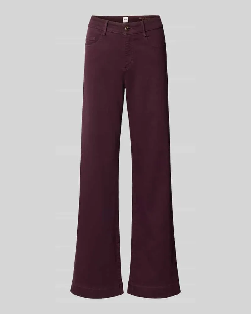 Brax Wide & Loose Fit Jeans aus Baumwoll-Mix Modell 'Maine Bordeaux