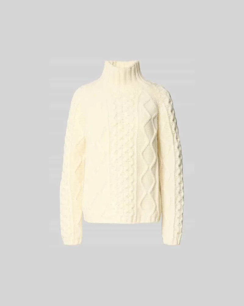Filippa K Regular Fit Pullover aus reiner Wolle Ecru