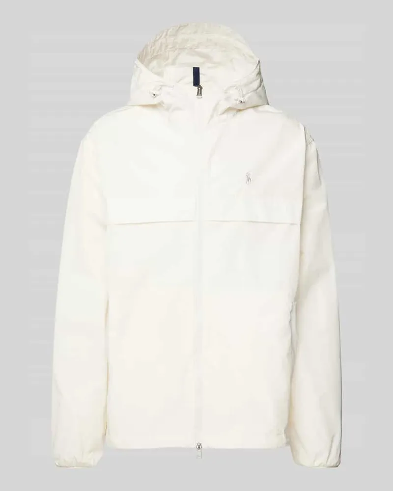 Ralph Lauren Windbreaker mit Logo-Stitching Weiss