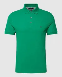 Tommy Hilfiger Slim Fit Poloshirt Modell '1985 Hellgruen