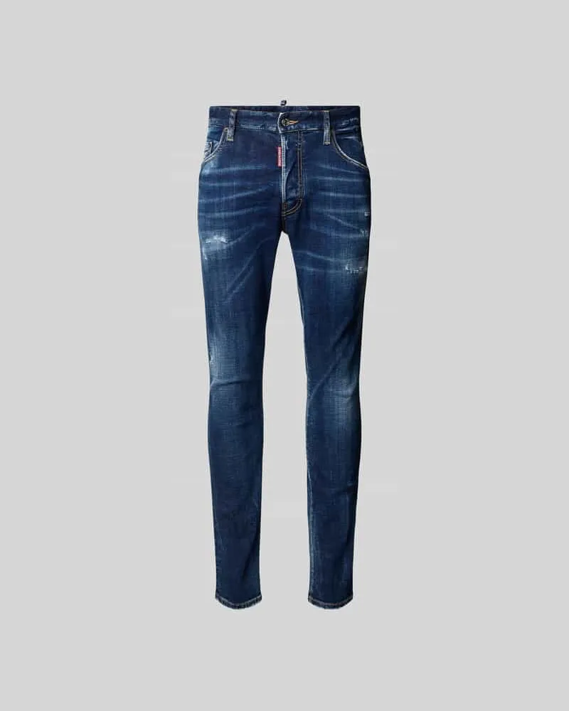 Dsquared2 Jeans im Used-Look Dunkelblau