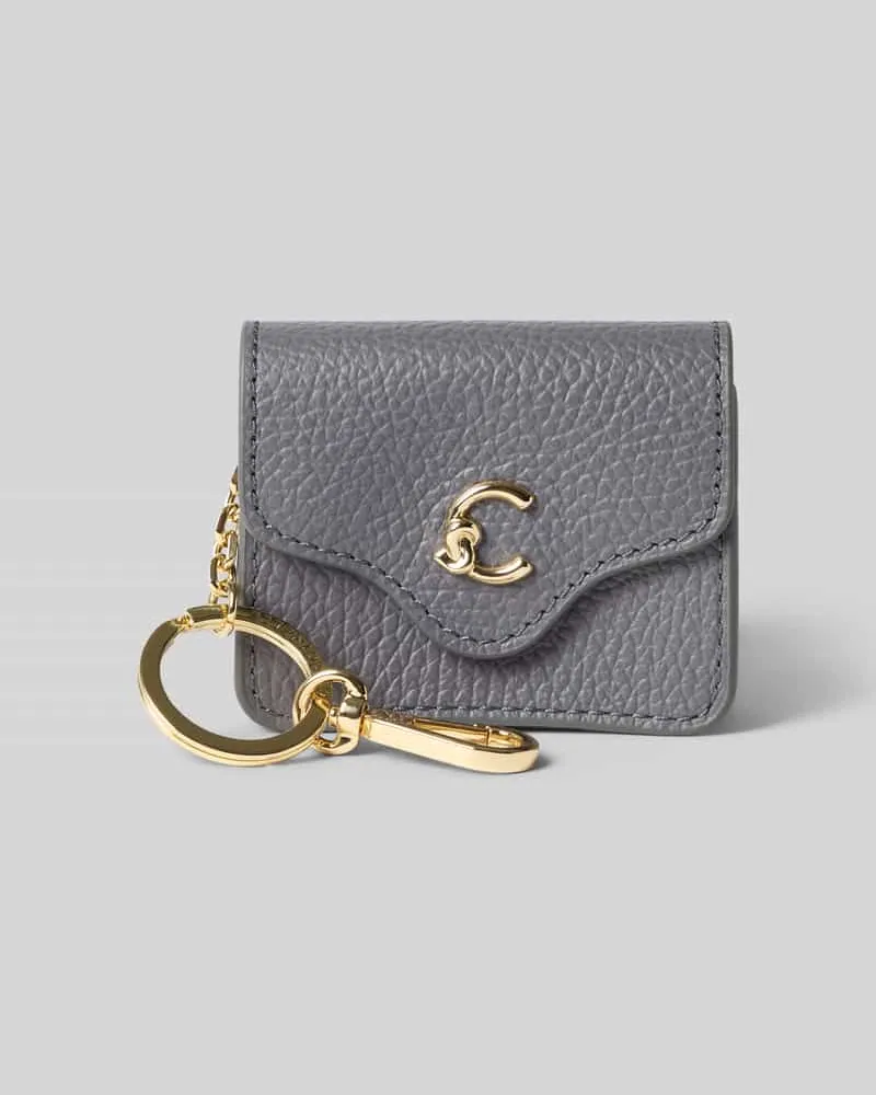 Coccinelle Schlüsselanhänger mit Minibag Rauchblau