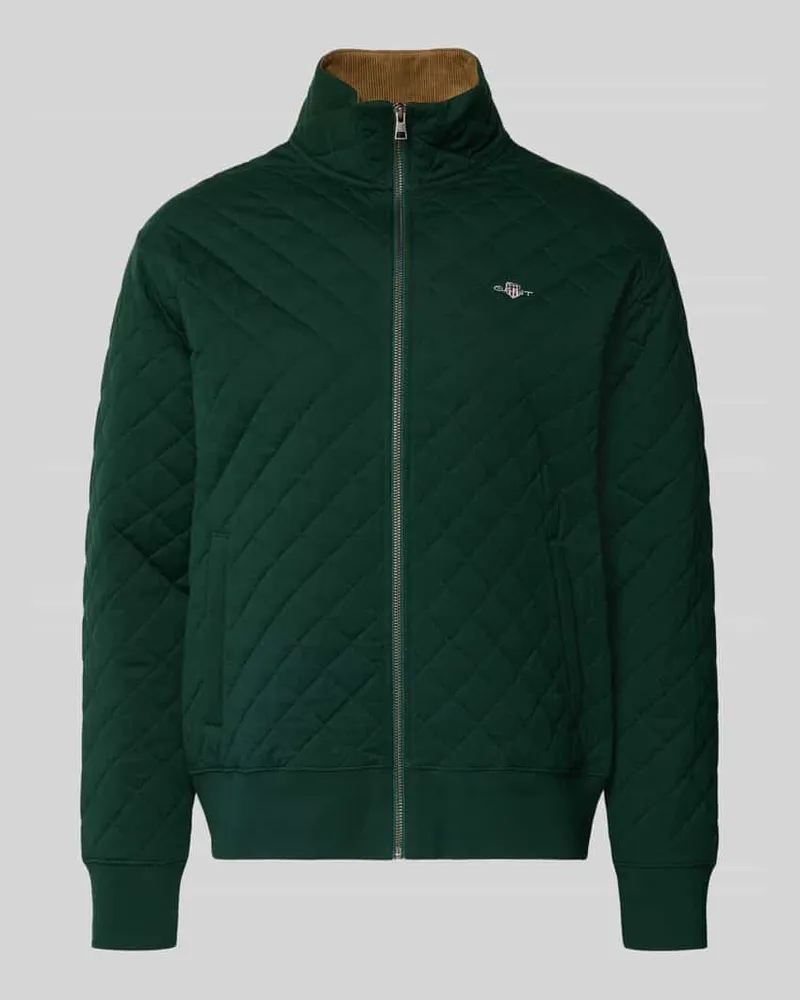 Gant Sweatjacke mit Reißverschluss Dunkelgruen