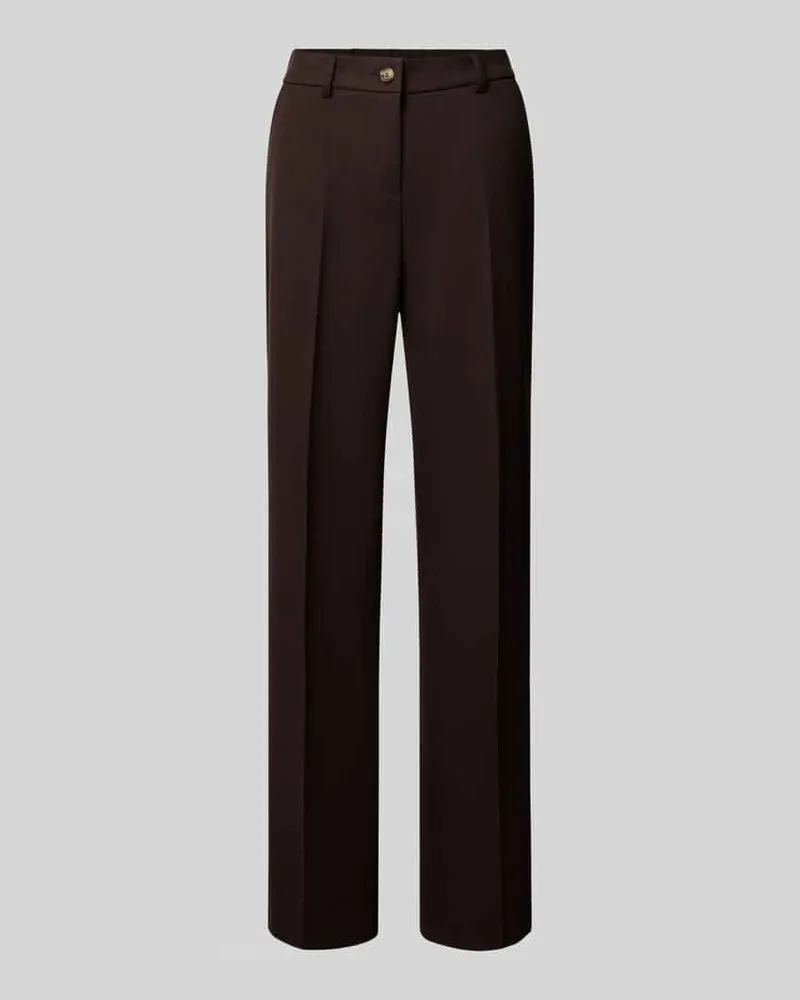 TONI Regular Fit Weite Hose mit Viskose-Anteil Modell 'Jenny Wide Schoko
