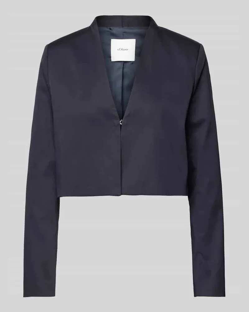 S.Oliver Blazer mit Hakenverschluss Marine