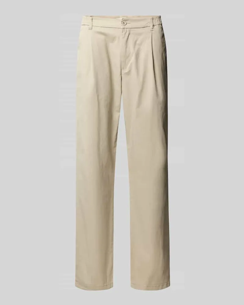 Replay Tapered Fit Hose mit Bundfalten Modell 'ADHANN Beige