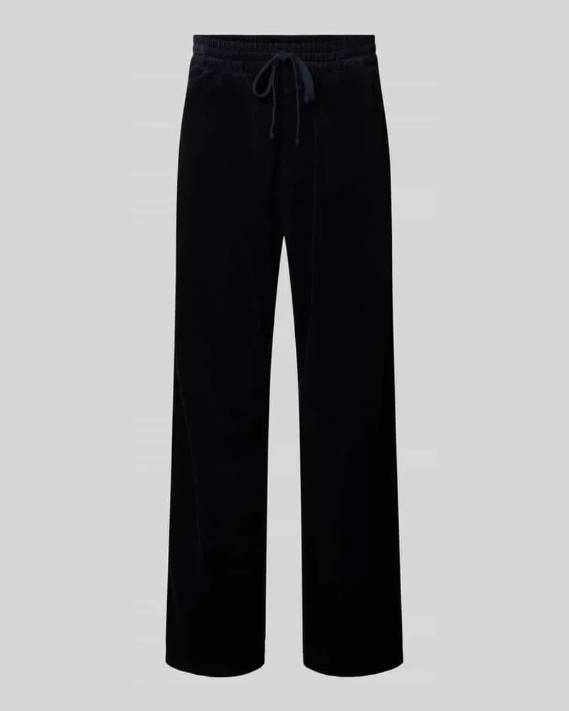 Carhartt WIP Stoffhose mit elastischem Bund Modell 'FLOYDE Marine