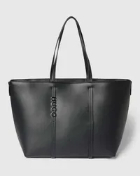 HUGO BOSS Shopper mit Label-Applikation Modell 'Mel Black