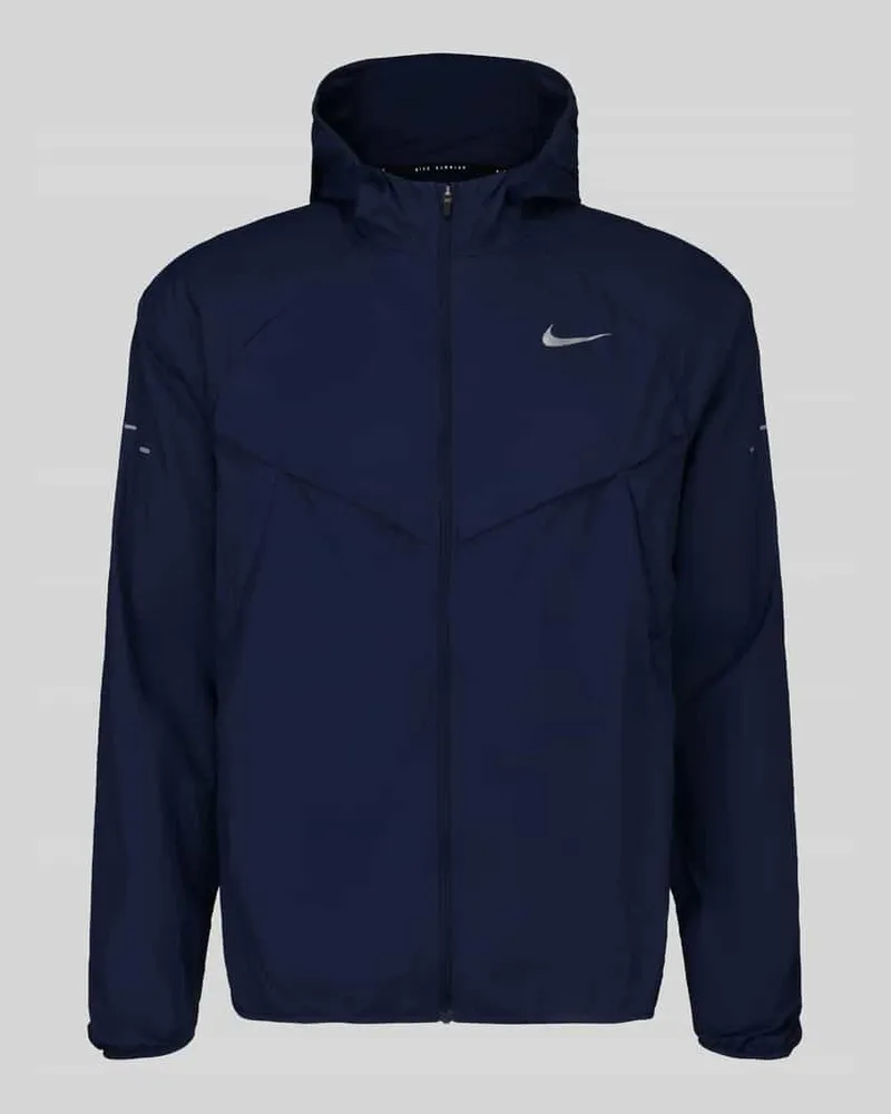 Nike Regular Fit Trainingsjacke aus reiner Baumwolle Modell 'STRIDE Marine