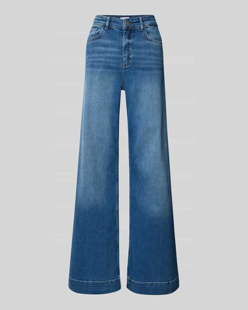 Rich&Royal Jeans mit 5-Pocket-Design Dunkelblau