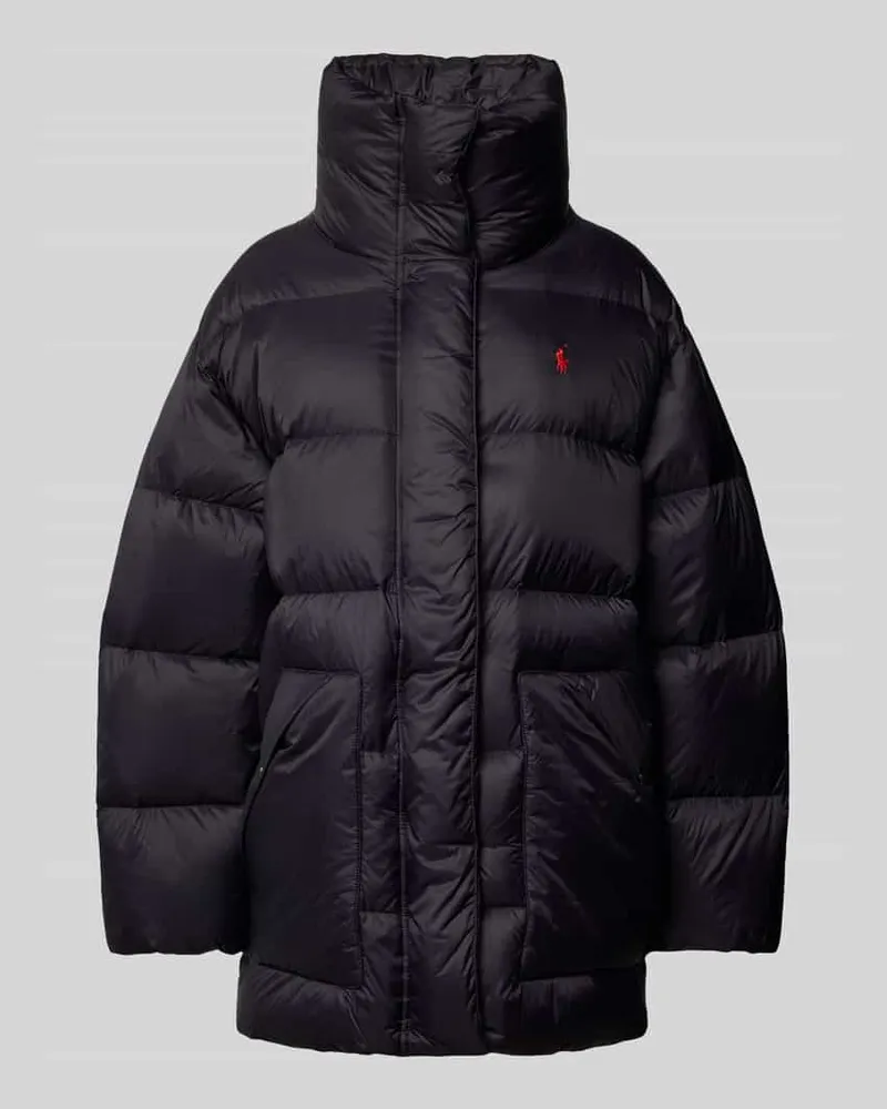 Ralph Lauren Daunenjacke mit Stehkragen Black