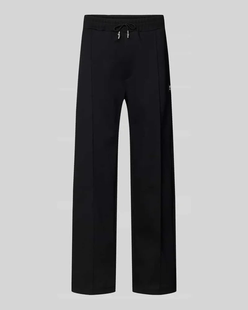 HUGO BOSS Regular Fit Sweatpants aus Baumwoll-Mix Modell 'DINETO Black