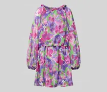 Minikleid mit floralem Muster