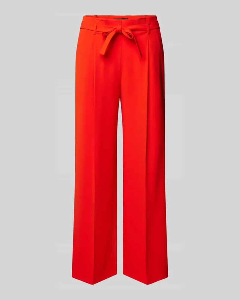 windsor. Hose mit Bundfalten Rot