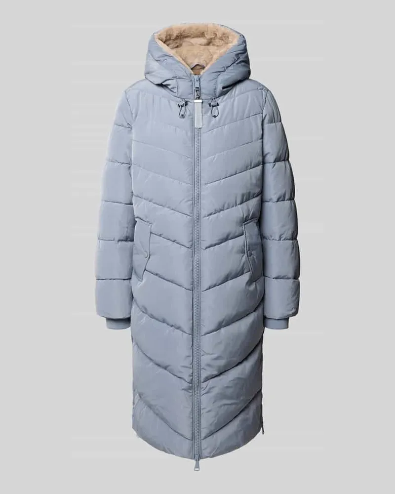 S.Oliver Puffer Coat mit Kapuze Hellblau