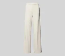 Wide Leg Stoffhose mit elastischem Bund