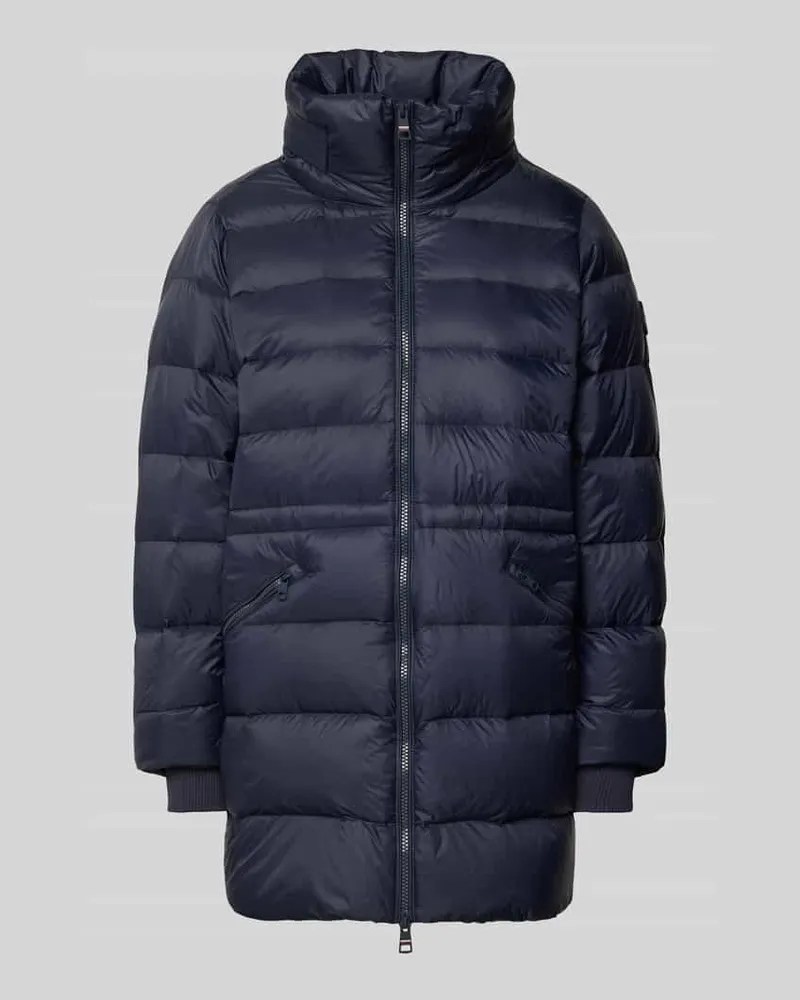 Tommy Hilfiger Steppmantel mit Label-Patch Marine
