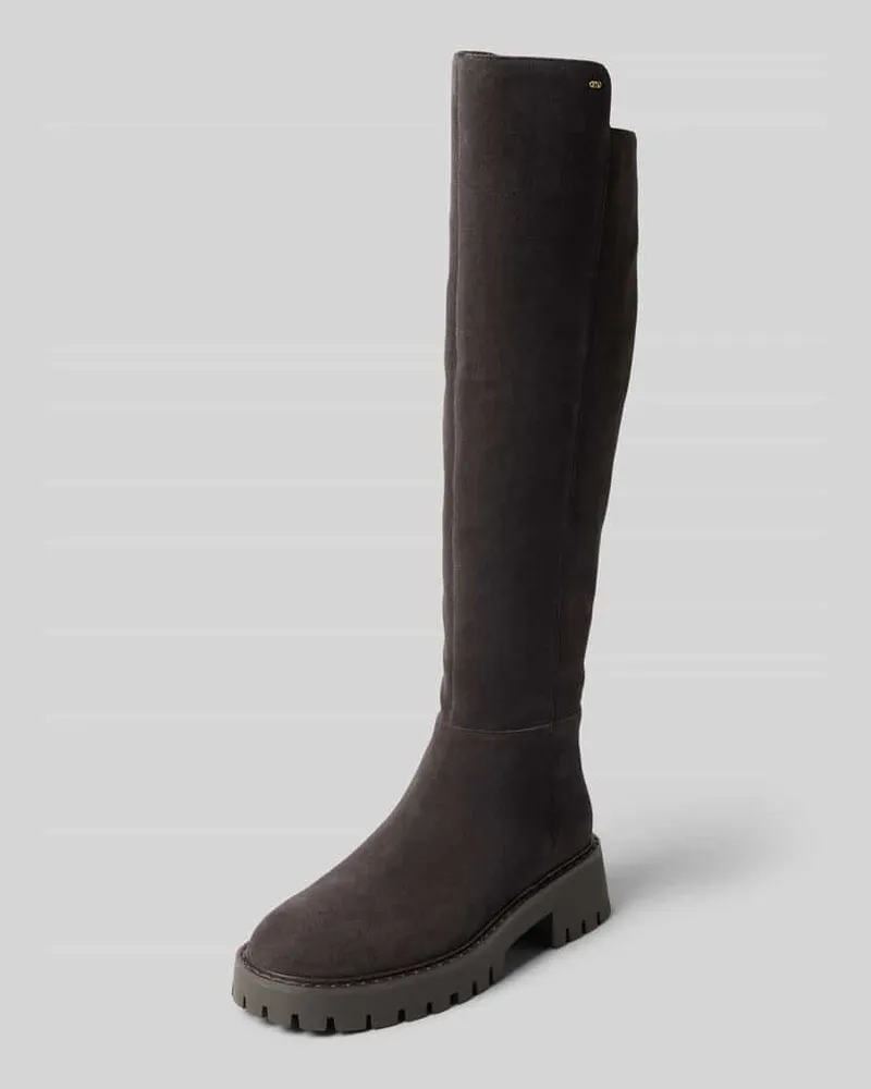 Michael Kors Stiefel aus echtem Leder Modell 'ASHER Dunkelbraun