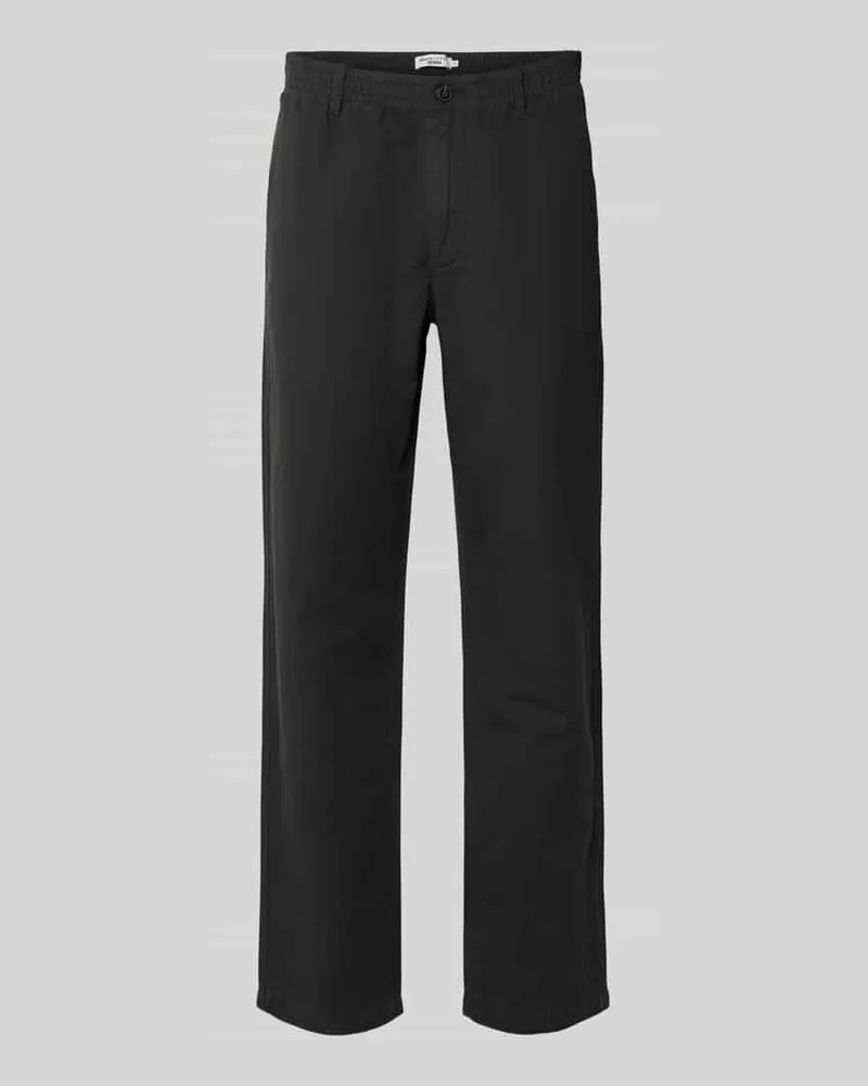 Marc O'Polo Relaxed Fit Chino aus Baumwolle-Leinen-Mix Modell 'FILIP RELAXED Graphit