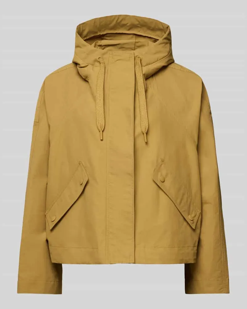 Marc O'Polo Regular Fit Jacke aus Baumwoll-Mix Senf