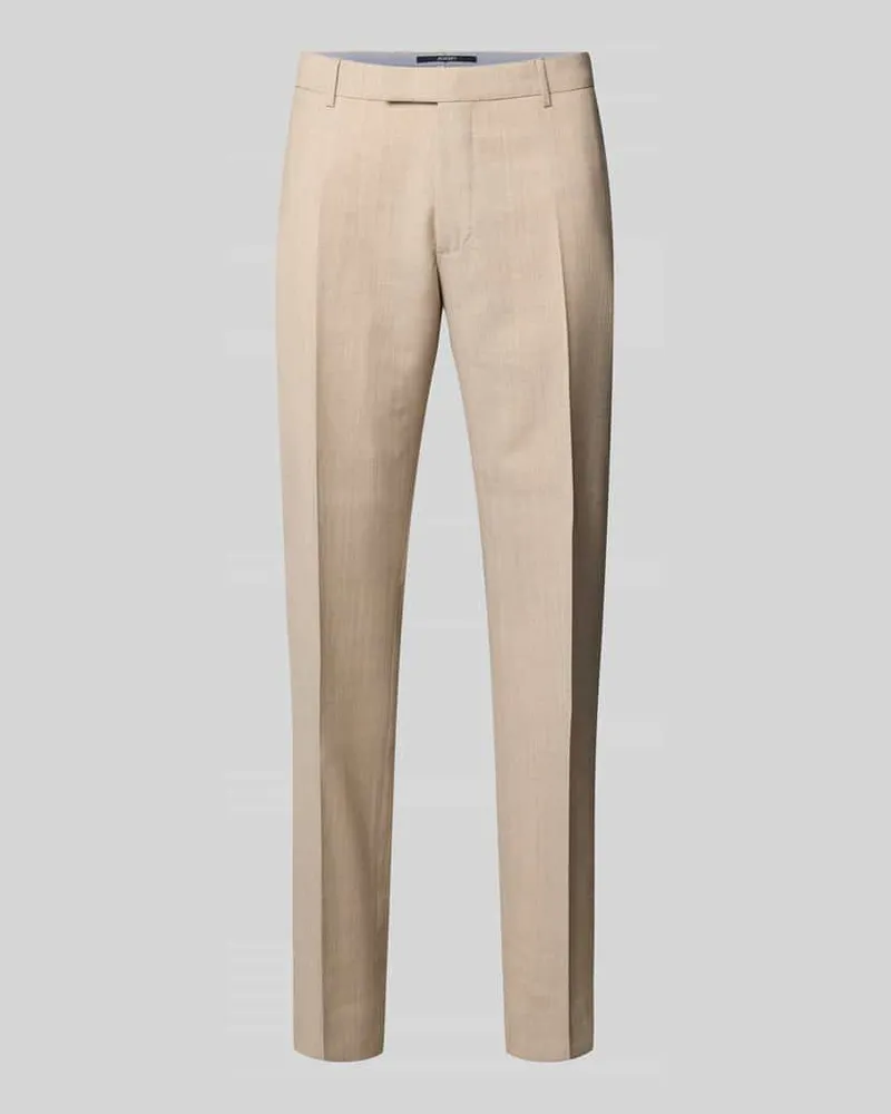 JOOP! Slim Fit Anzughose mit Woll-Anteil Modell 'Blayr Beige