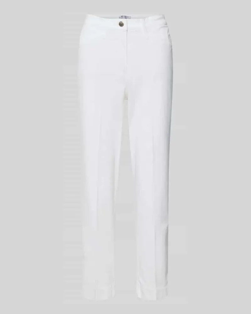 Brax Hose mit Eingrifftaschen Modell 'Lorella Weiss