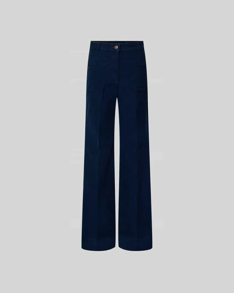 Victoria Beckham Jeans mit Eingrifftaschen Jeansblau
