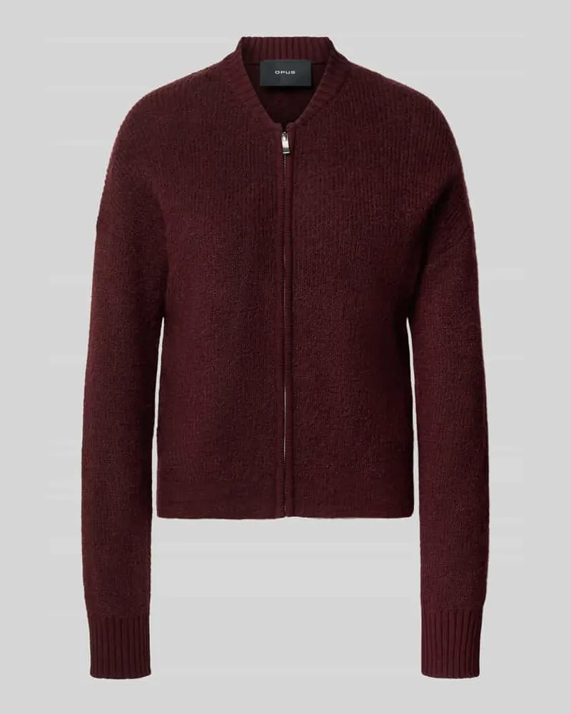 OPUS Strickjacke aus Mohairmix Modell 'Dobka Bordeaux