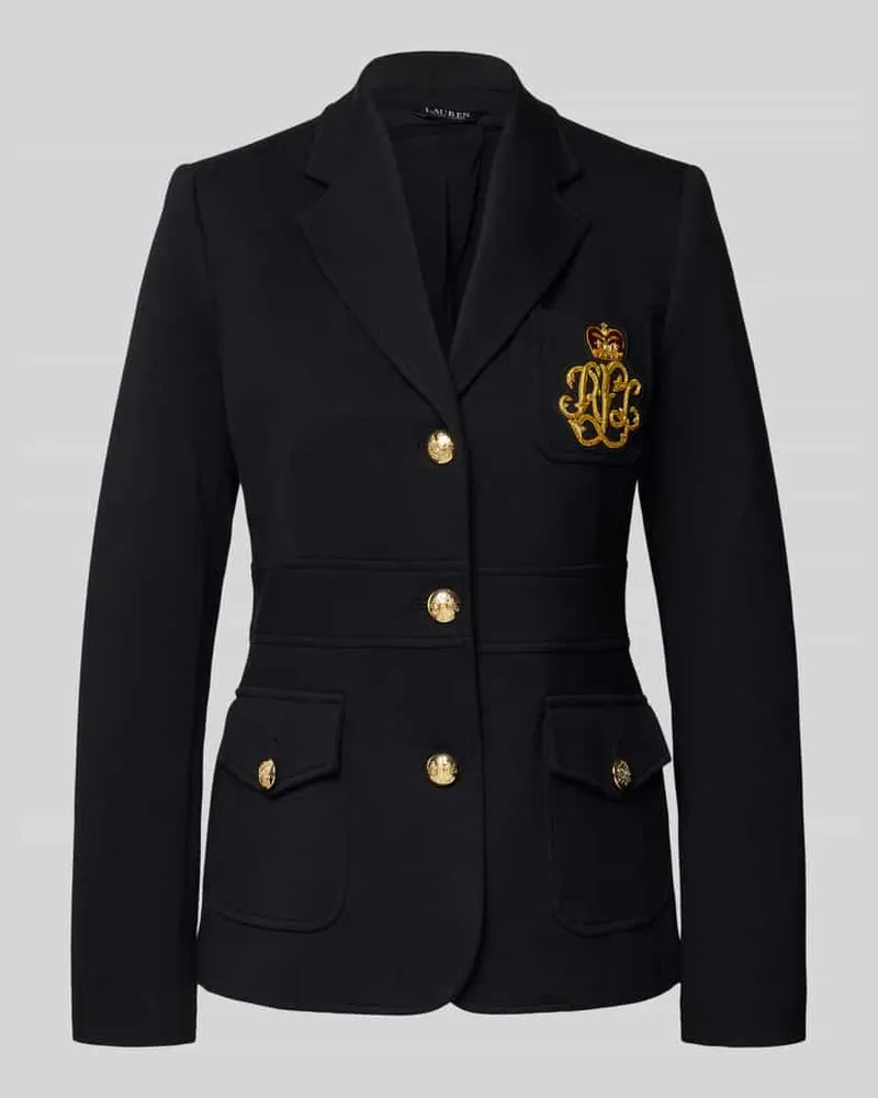 Ralph Lauren Slim Fit Blazer mit Label-Applikation Modell 'SINJON Black