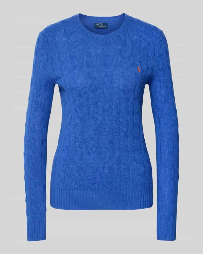 Ralph Lauren Strickpullover aus Wolle-Kaschmir-Mix Modell 'JULIANNA Royal