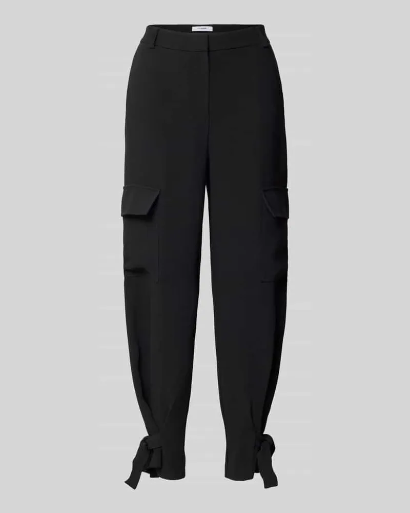 COMMA Cargohose mit Gesäßtaschen Black
