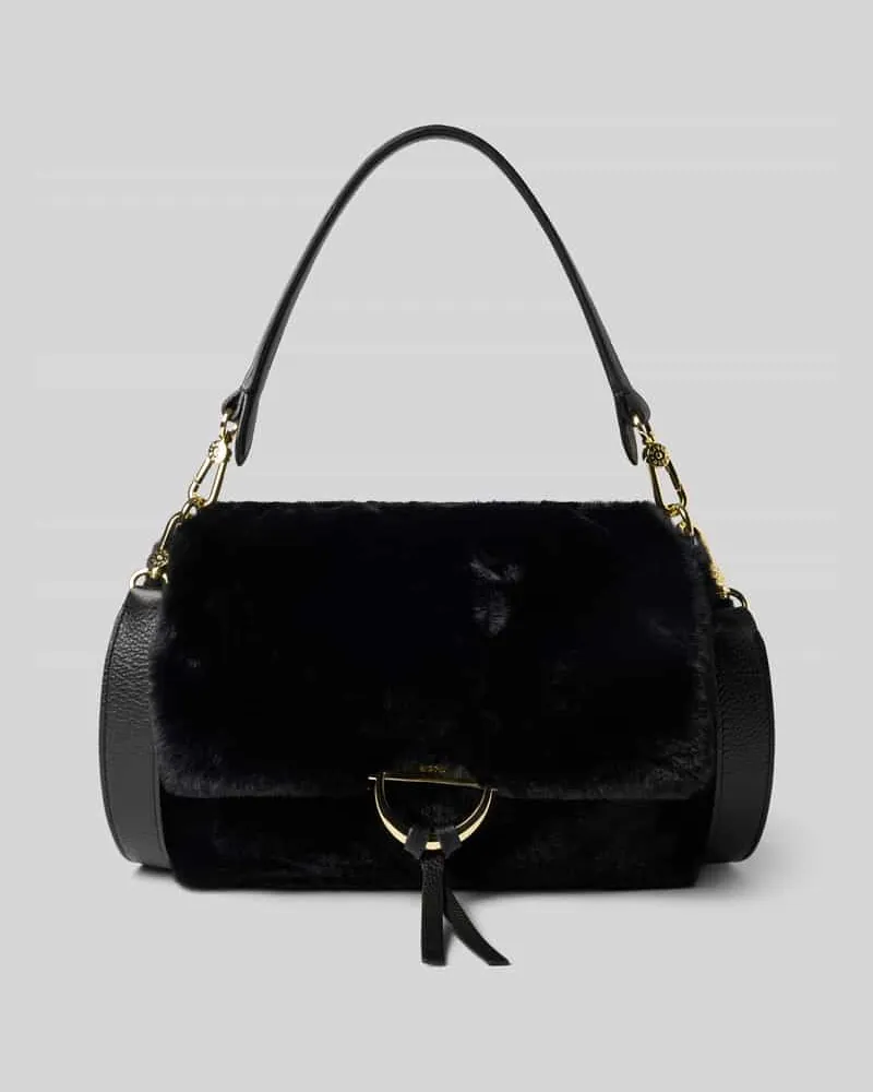 Abro Crossbody Bag aus echtem Leder Modell 'TEMI Black