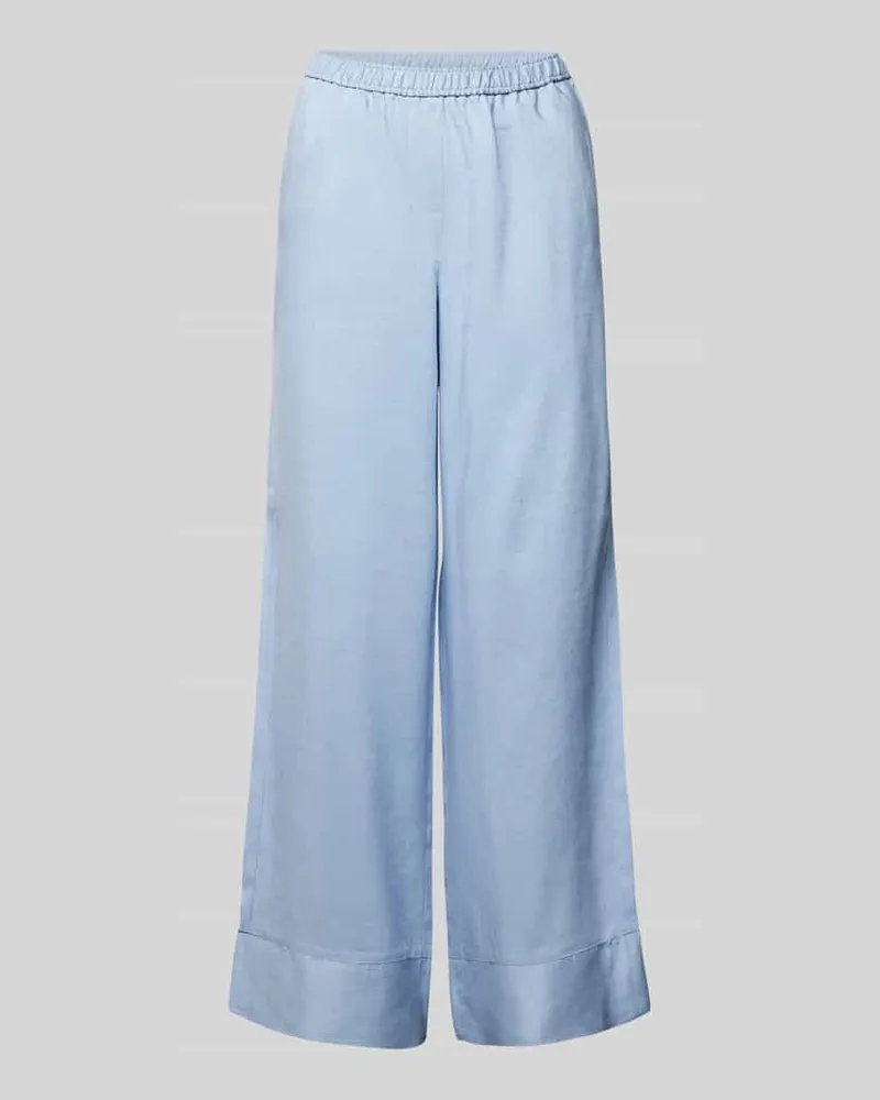 MARELLA Loose Fit Anzughose aus Leinen-Viskose-Mix Modell 'COCCIO Hellblau