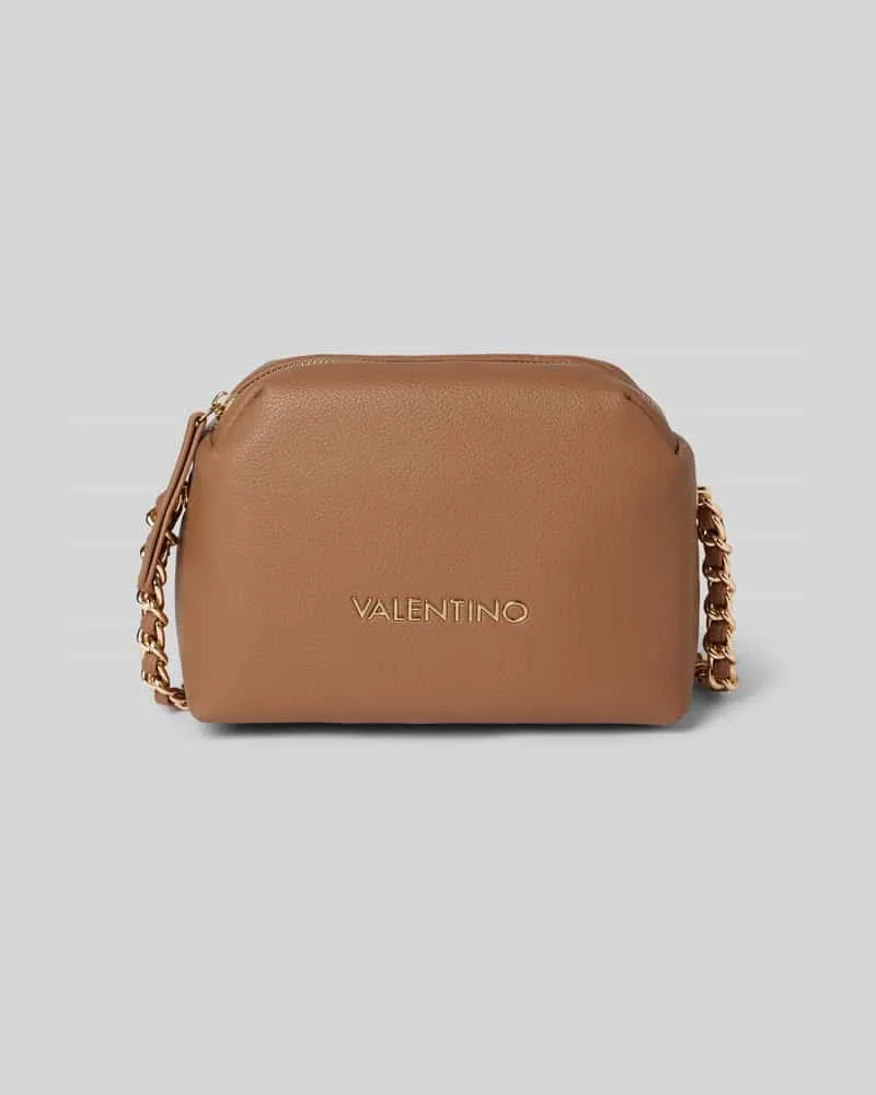 Valentino Garavani Handtasche mit Label-Applikation Modell 'ARCADIA CAMERA BAG Camel