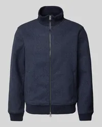 McNeal Sweatjacke mit Stehkragen Dunkelblau