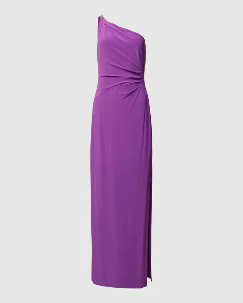Ralph Lauren Abendkleid mit Zierbesatz Modell 'BELINA Fuchsia