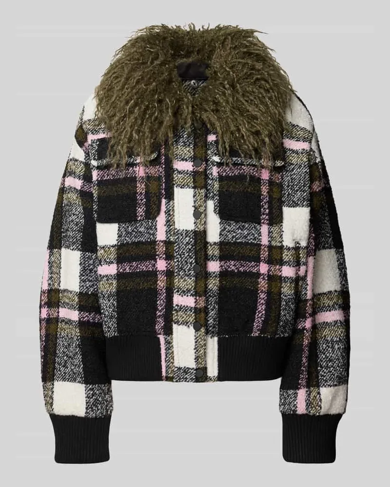 Essentiel Regular Fit Blouson mit Umlegekragen Modell 'KPOP Dunkelgruen