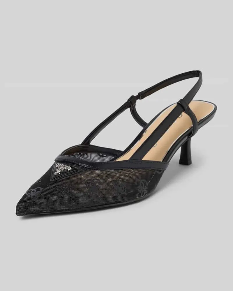 Guess Pumps mit offener Verse Modell 'Yanno Black