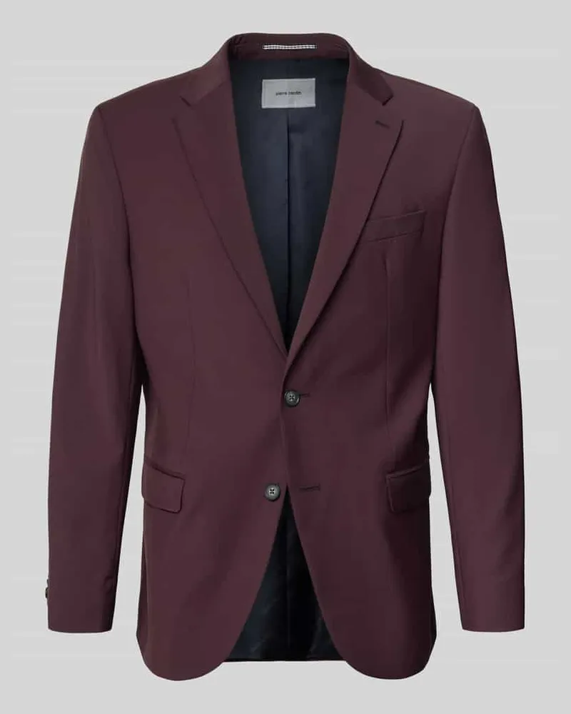 Pierre Cardin 2-Knopf-Sakko mit Reverskragen Bordeaux