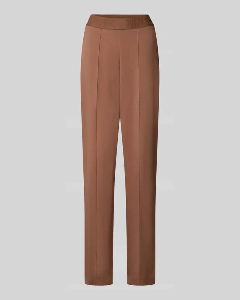 monari Hose mit elastischem Bund Modell 'Bella Cognac