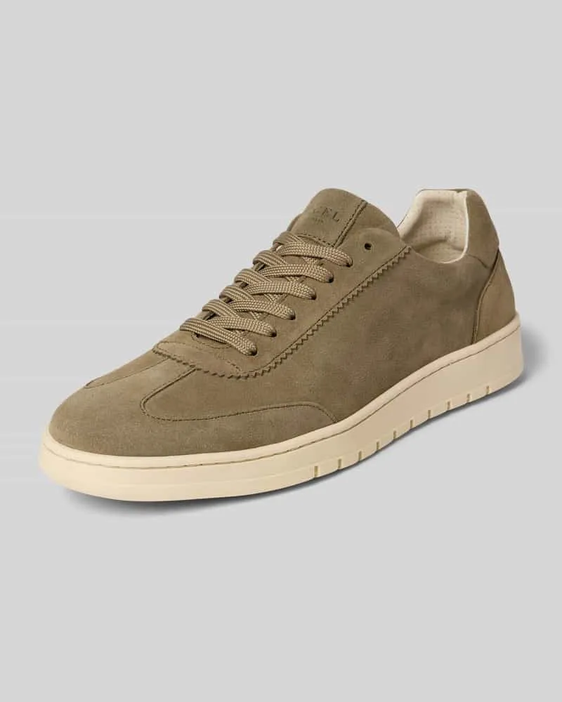 Digel Sneaker mit Label-Detail Oliv