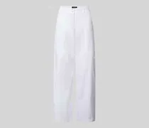 Wide Fit Stoffhose mit aufgesetzten Taschen