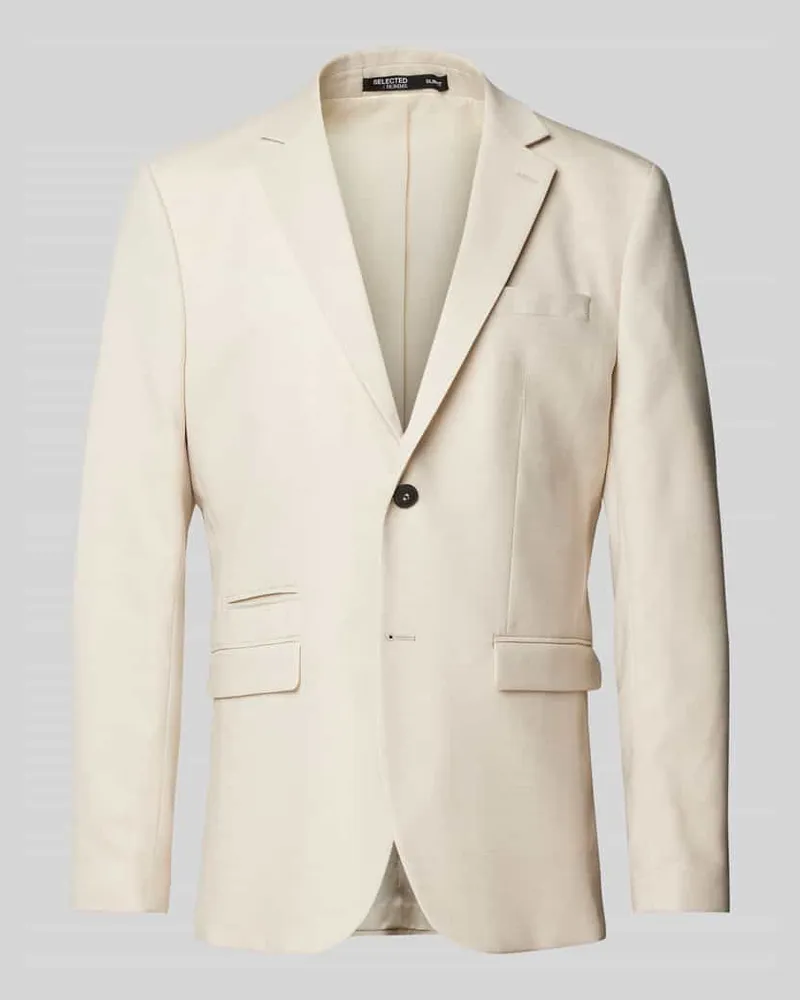 Selected Homme 2-Knopf-Sakko mit Knopfverschluss Modell 'NEIL Sand