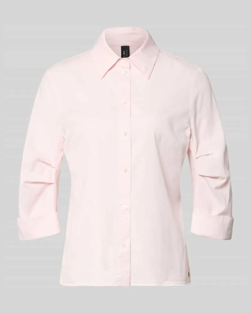 Marc Cain Hembluse mit 3/4-Arm mit Aufschlag Hellrosa