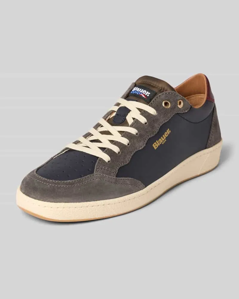 Blauer Sneaker mit Schnürverschluss Modell 'MURRAY Marine
