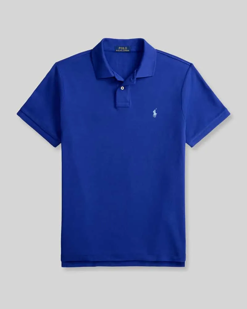 Ralph Lauren Regular Fit Poloshirt aus reiner Baumwolle Royal