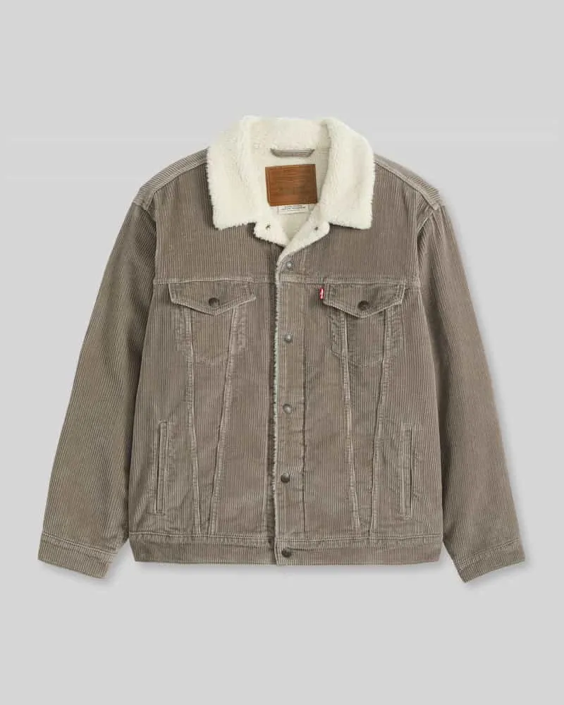 Levi's Relaxed Fit Jeansjacke aus reiner Baumwolle Taupe