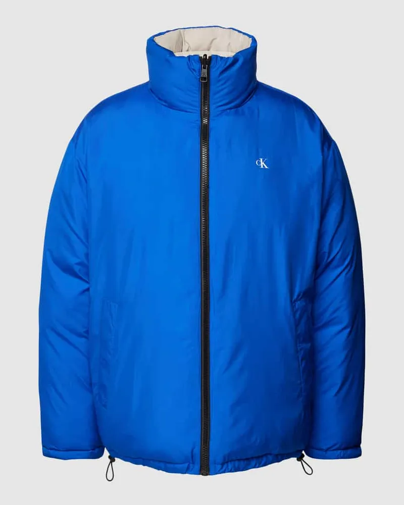 Calvin Klein Wendejacke mit Label-Print Royal