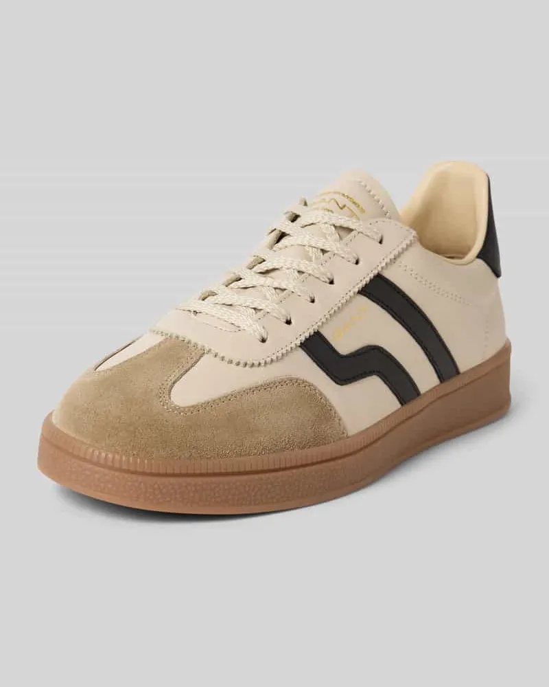 Gant Sneaker aus echtem Leder mit Logo-Prägung Modell 'Cuzima Beige